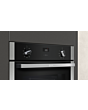 Neff B1ACE4HN0B 59.4Cm Built In Black And Steel Electric Circotherm Single Oven With 71L Capacity An