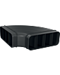 Neff Z861SB1 Flat channel 90º horizontal bend, for worktop depth minimum 65cm.  Ducting component ou