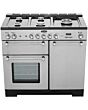 Rangemaster KCH100DFFSS/C 98780 KITCHENER 100 DF ST/STEEL CHROME