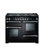 Rangemaster KCH110DFFBL/C 76280 KITCHENER 110 DF BLACK CHROME