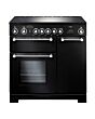 Rangemaster KCH90ECBL/C 79270 KITCHENER 90 CER. BLACK CHROME