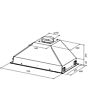 Rangemaster REXT720/ 83500 BUILT IN 720mm EXTRACTOR