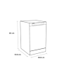 Sensis DWF0110SLEW Dishwasher - White - 10 Place Settings
