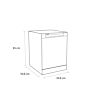 Sensis DWF0114FSDW Dishwasher - White