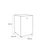 Sensis RFUCF01F54EW 54.8cm Undercounter Fridge - White
