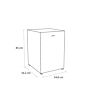 Sensis RFUCF01L54EW 54.8cm Undercounter Larder Fridge - White