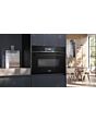 Siemens CM778GNB1B 60cm Built In Compact Oven with Microwave Function - Black