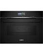 Siemens CS736G1B1 65cm Built-in compact oven with steam function - Black