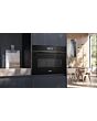 Siemens CS736G1B1 65cm Built-in compact oven with steam function - Black