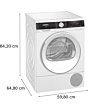 Siemens WQ45G202GB 9kg Heat Pump Tumble Dryer - White