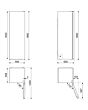 Smeg UKFF18EN2HX Freestanding No Frost Freezer Stainless Steel Door