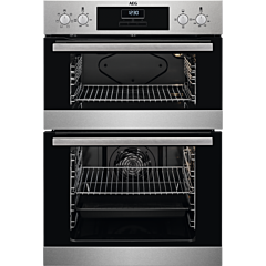 AEG DEB331010M 
Multifunction double oven, Stainless Fascia, Retractable Rotary Controls, 2 Main Ov