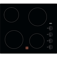 AEG HK614000CB 60cm Ceramic Hob - Black