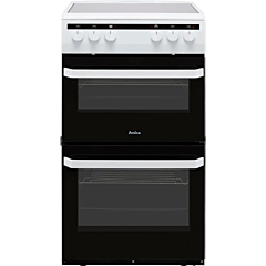 Amica AFC5100WH/2 50cm Twin Cavity Electric Cooker White