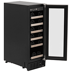 Amica AWC300SS 30 cm fs wine cooler, 19 x BS, SS door frame, blue LED, RD