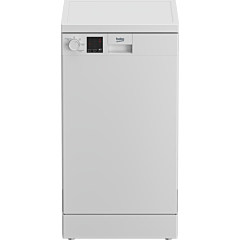 Beko DVS05C20W Slimline Dishwasher - White - 10 Place Settings