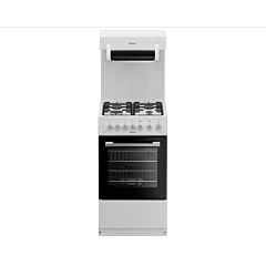 Blomberg GGS9151W 50Cm Single Oven Gas Cooker With Eye Level Grill - White
