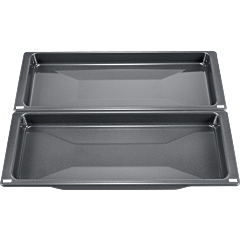 Bosch HEZ530000 Two piece slim pan set for Series 6 and Series 4 single and double ovens