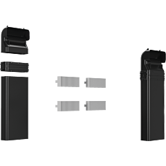 Bosch HEZ9VDKE1 Ducted exhaust starter kit for min. 60cm deep worktops. Includes: 1x small radius 90