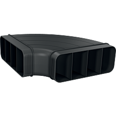 Bosch HEZ9VDSB1 Flat channel 90º horizontal bend, for worktop depth minimum 65cm.  Ducting component