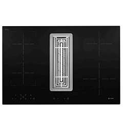 Caple DD780BK Downdraft: stainless steel grille, touch control, 4 speeds, 648m3/h, plinth motor incl