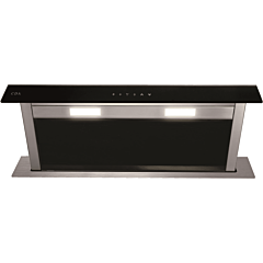 CDA EDD92BL Downdraft extractor, Ducted/re-circulating, 3 speeds, TC, black