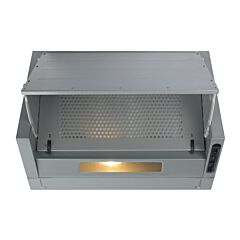 CDA EIN60FSI Silver Ducted/Re-Circulating Integrated Extractor With 3 Speeds