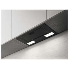 Elica ERA-LUX-BLK-60 60Cm Black Era Built-In Deluxe Canopy Cooker Hood