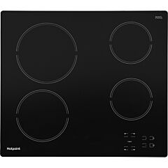 Hotpoint HR612CH 60Cm Frameless Touch Control Ceramic Hob. Black