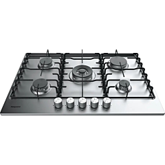 Hotpoint PPH75PDFIXUK 75cm Gas Hob - Silver