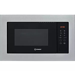 Indesit MWI125GX Push&Go MWI125GX Built In Microwave with Grill - Stainless Steel
