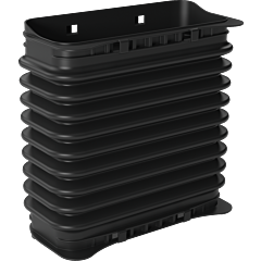 Neff Z861SS2 Flexible Connection piece for use between straight channel ducting components and bends