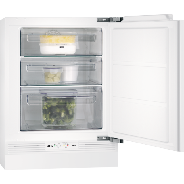 AEG ABE682F1NF 
Built-under No Frost Freezer, F Energy, Door on Door Fixing, 82cm height.
(Pairs w