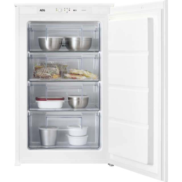 AEG ABE688E1LS 
In column cabinet Freezer, E energy, Low Frost, LCD touch controls, Frostmatic, Sli