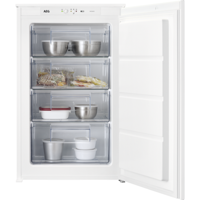 AEG ABE688E1LS 
In column cabinet Freezer, E energy, Low Frost, LCD touch controls, Frostmatic, Sli