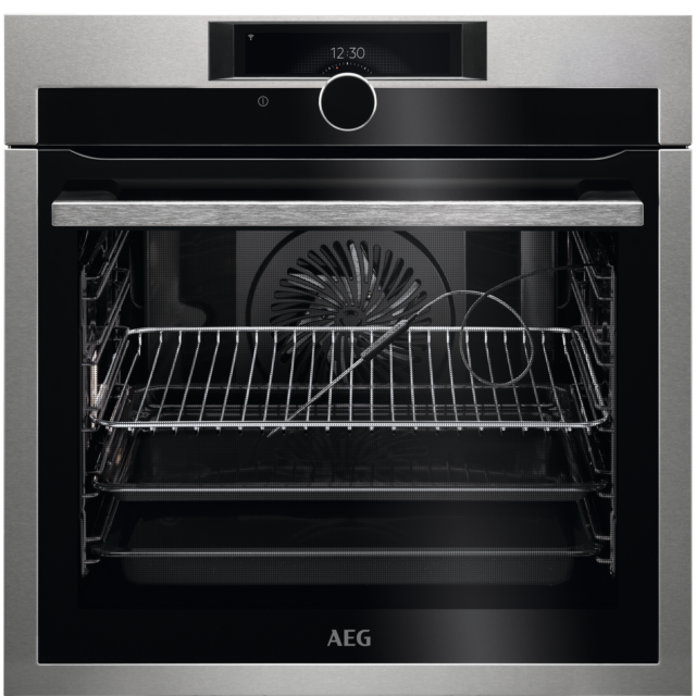 AEG BPE948730M 
Connected SenseCook Pyrolytic oven with Command Wheel control, Pyro Tel. runners + 