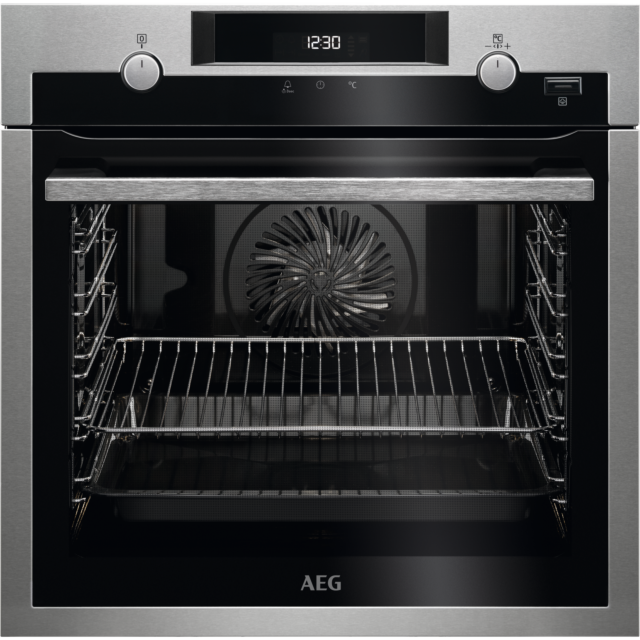 AEG BPS555020M 
SteamBake Pyrolytic Multifunction oven with retractable rotary controls, Touch cont