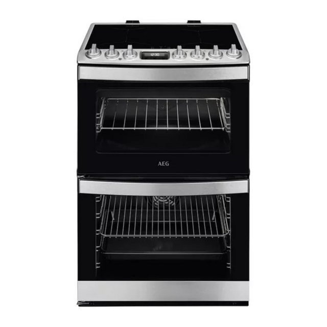 AEG CIB6743ACM Stainless Steel Double Oven Induction Cooker
