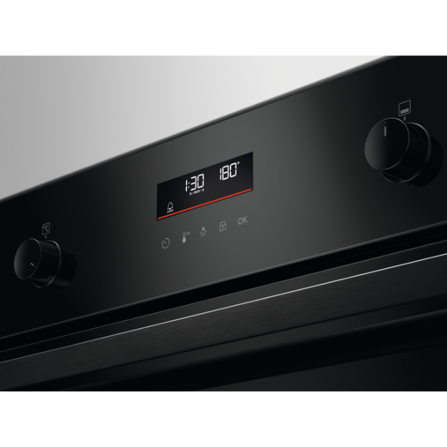 AEG DCE531160B 59.4cm Built In Electric Double Oven - Black