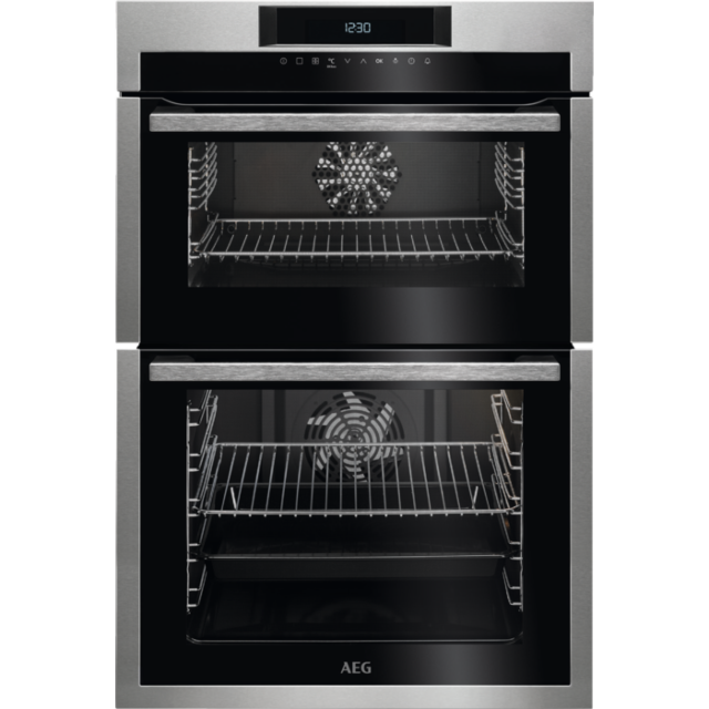 AEG DCE731110M 
Dual multifunction double oven, Touch Controls, 10 Main Oven Functions, 8 Top Oven 