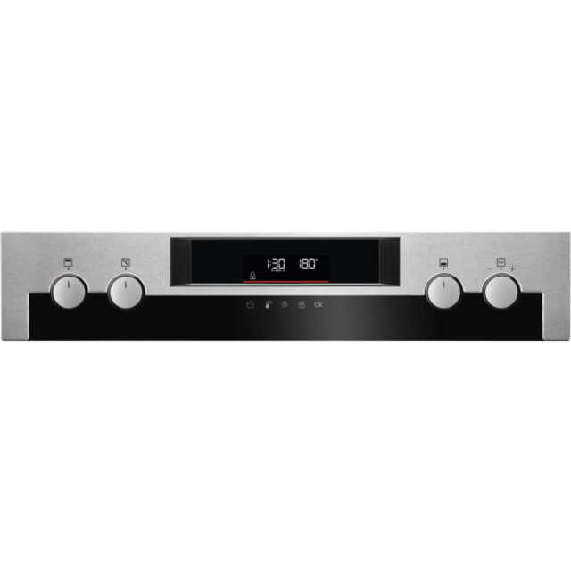 AEG DCS531160M 59.4cm Built In Electric Double Oven - Stainless Steel