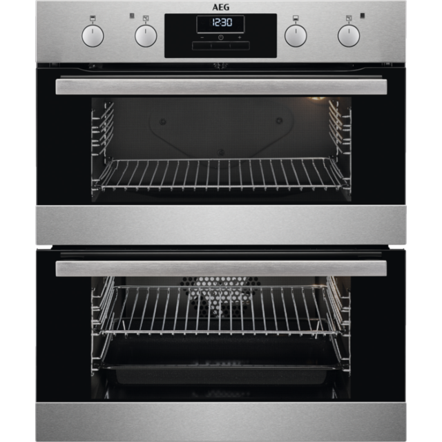 AEG DUB331110M 
Multifunction undercounter double oven, Stainless Fascia, Retractable Rotary Contro
