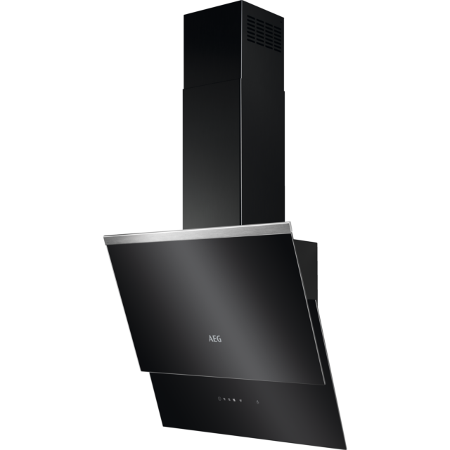 AEG DVB5560B 
55cm Black Glass Designer Screen Hood, Touch on glass controls, LED Lighting, 3 + int