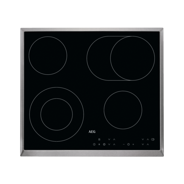 AEG HK634060XB 60cm Ceramic Hob - Black