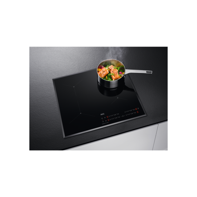 AEG IAE64411FB 
60cm SenseBoil Maxisense Induction Hob, 4 cooking Sections, Windmill design, Hob2Ho