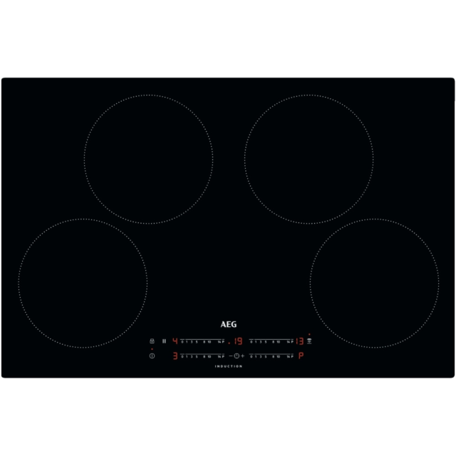 AEG IKX84401CB 77cm Induction Hob - Black