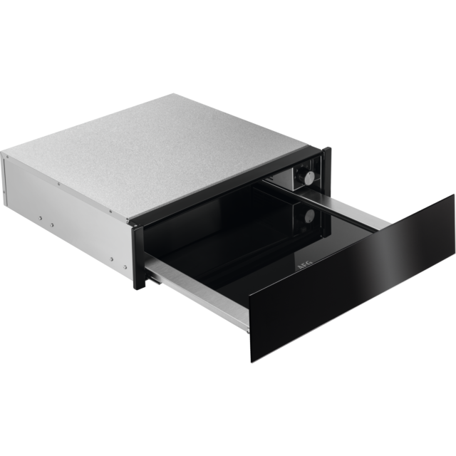 AEG KDE911424B 
14cm Warming Drawer, Push to open, 6 Place Settings. Black glass
