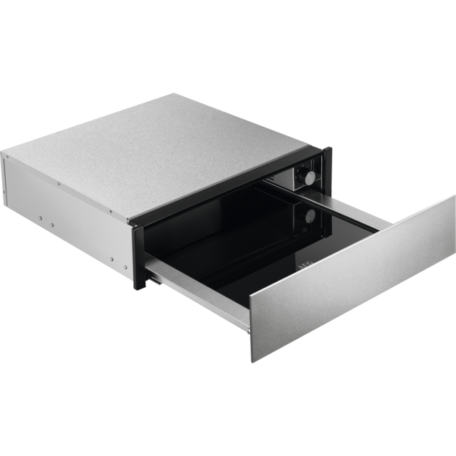 AEG KDE911424M 
14cm Warming Drawer, Push to open, 6 Place Settings. Warming, defrost and dough pro