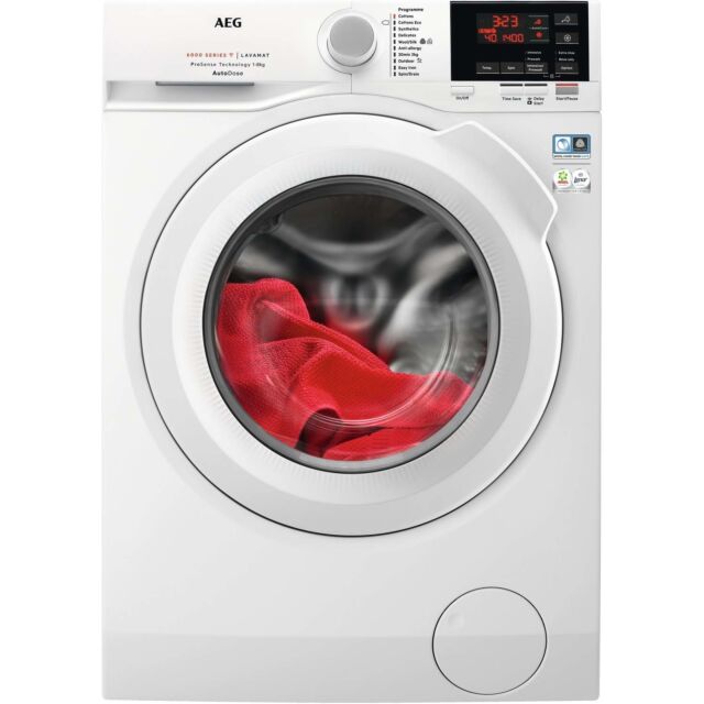 AEG L6FBG841CA 6000 Series Autodose 8Kg 1400Rpm W/Machine White