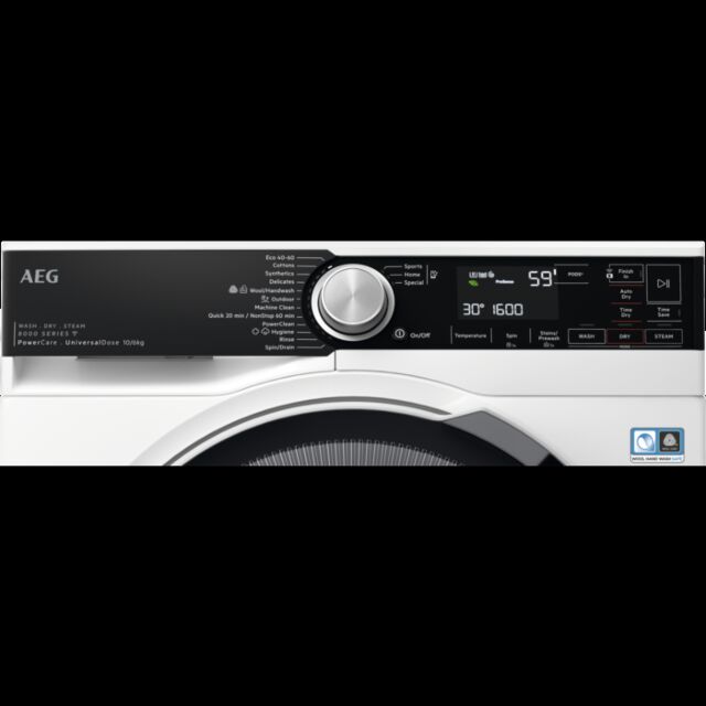 AEG LWR8516O5UD 10kg/6kg 1600 Spin  Washer Dryer - White